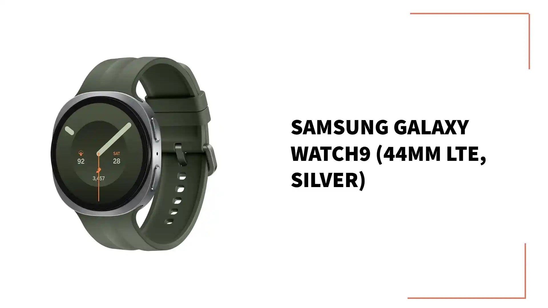 Samsung Galaxy Watch9 (44mm LTE, Silver) by@Outfy