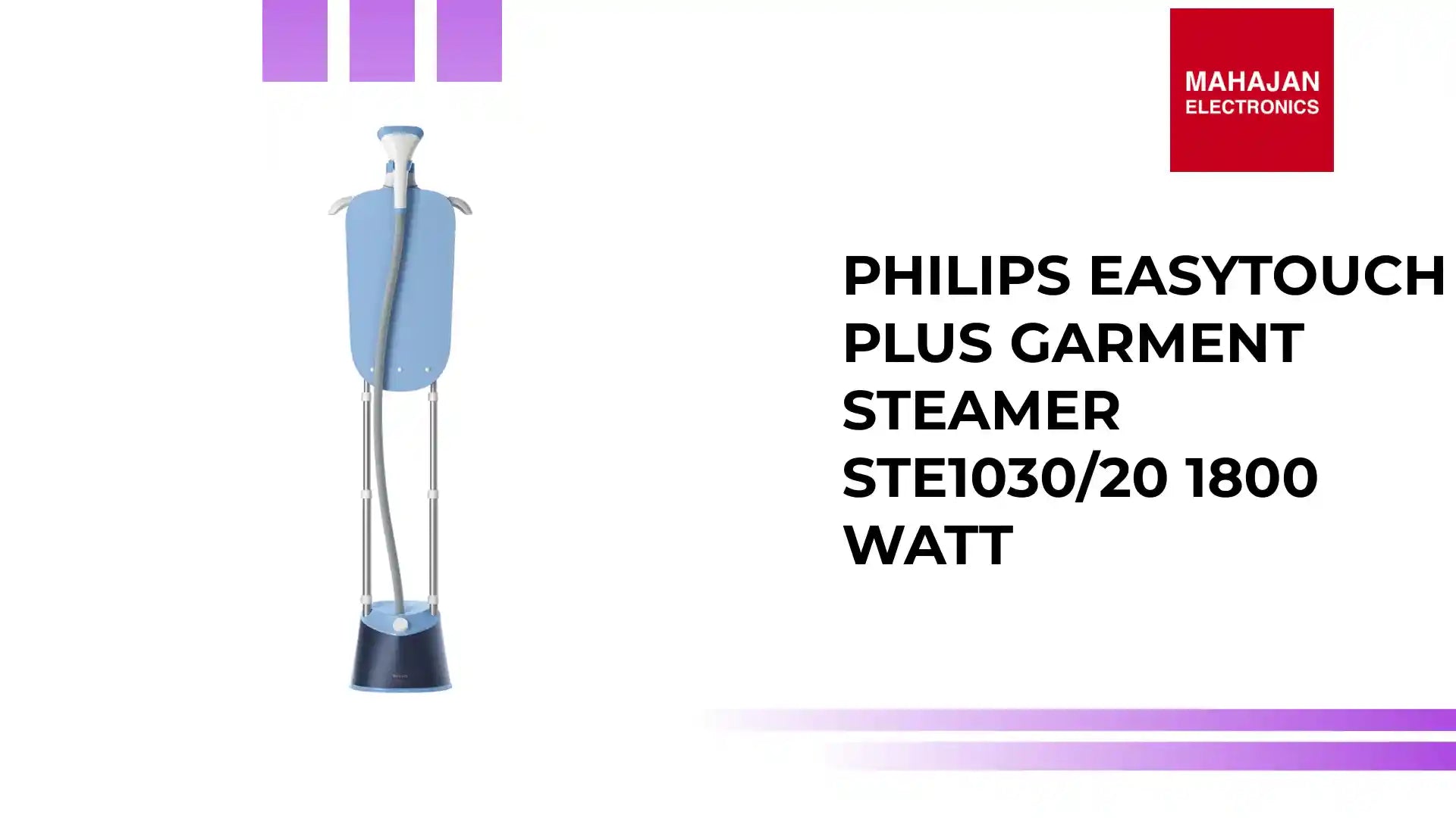 Philips EasyTouch Plus Garment steamer STE1030/20 1800 Watt by@Outfy