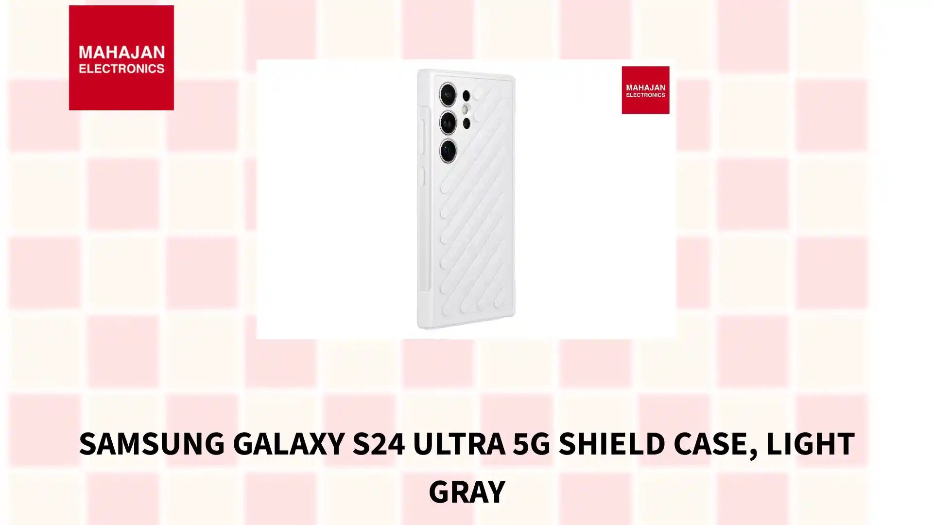 Samsung Galaxy S24 Ultra 5G Shield Case, Light Gray by@Outfy