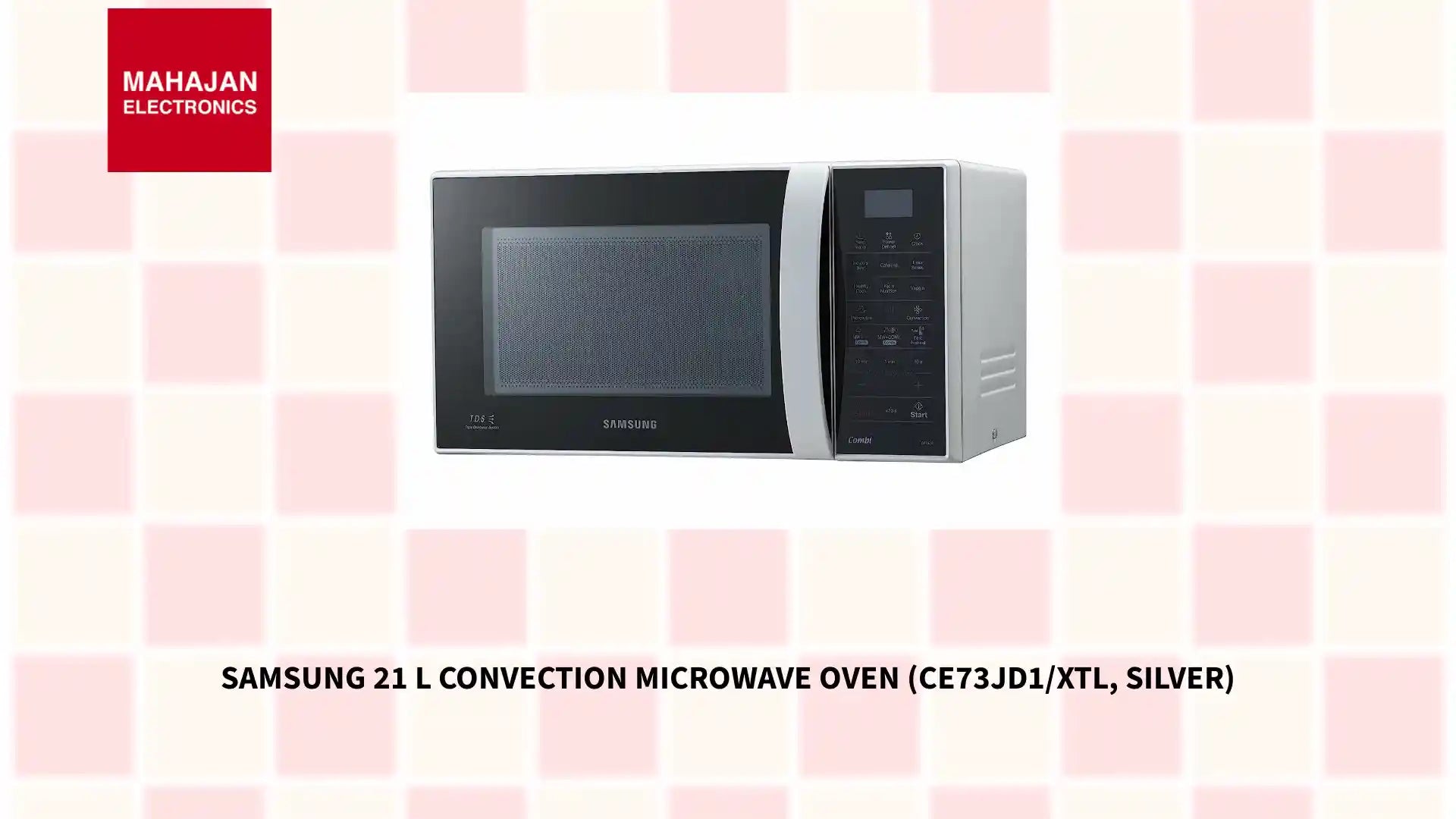 Samsung 21 L Convection Microwave Oven (CE73JD1/XTL, Silver) by@Outfy