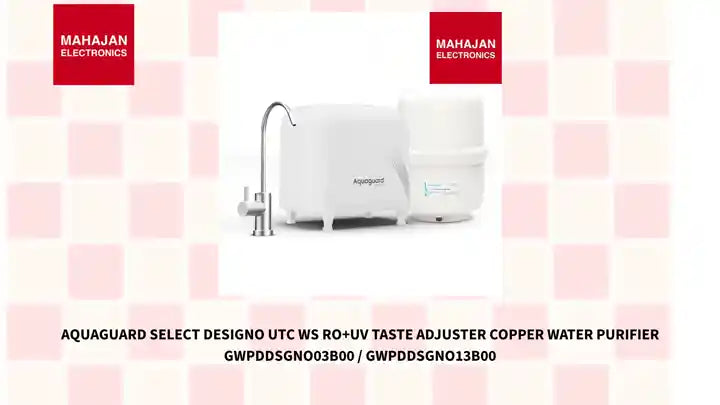 Aquaguard SELECT DESIGNO UTC WS RO+UV Taste Adjuster Copper Water Purifier GWPDDSGNO03B00 / GWPDDSGNO13B00 by@Outfy