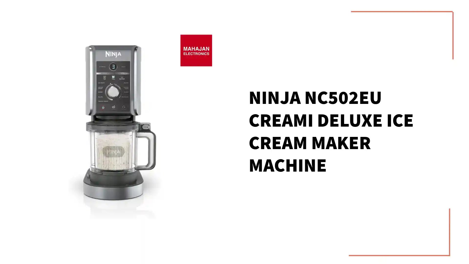 Ninja NC502EU CREAMi Deluxe Ice Cream Maker Machine by@Outfy