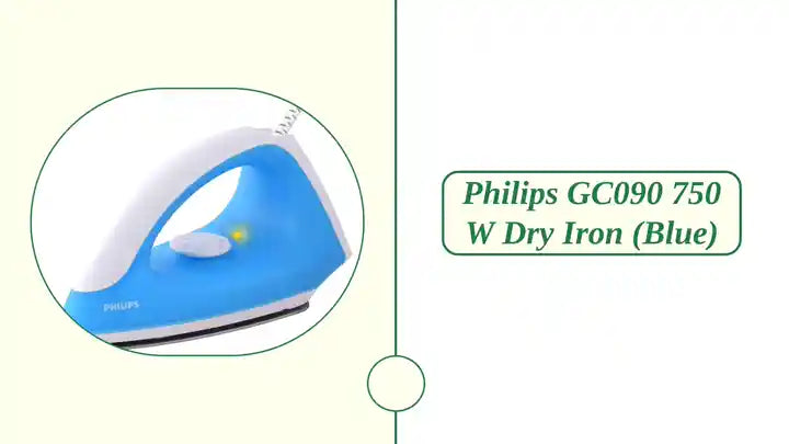 Philips GC090 750 W Dry Iron (Blue) by@Outfy