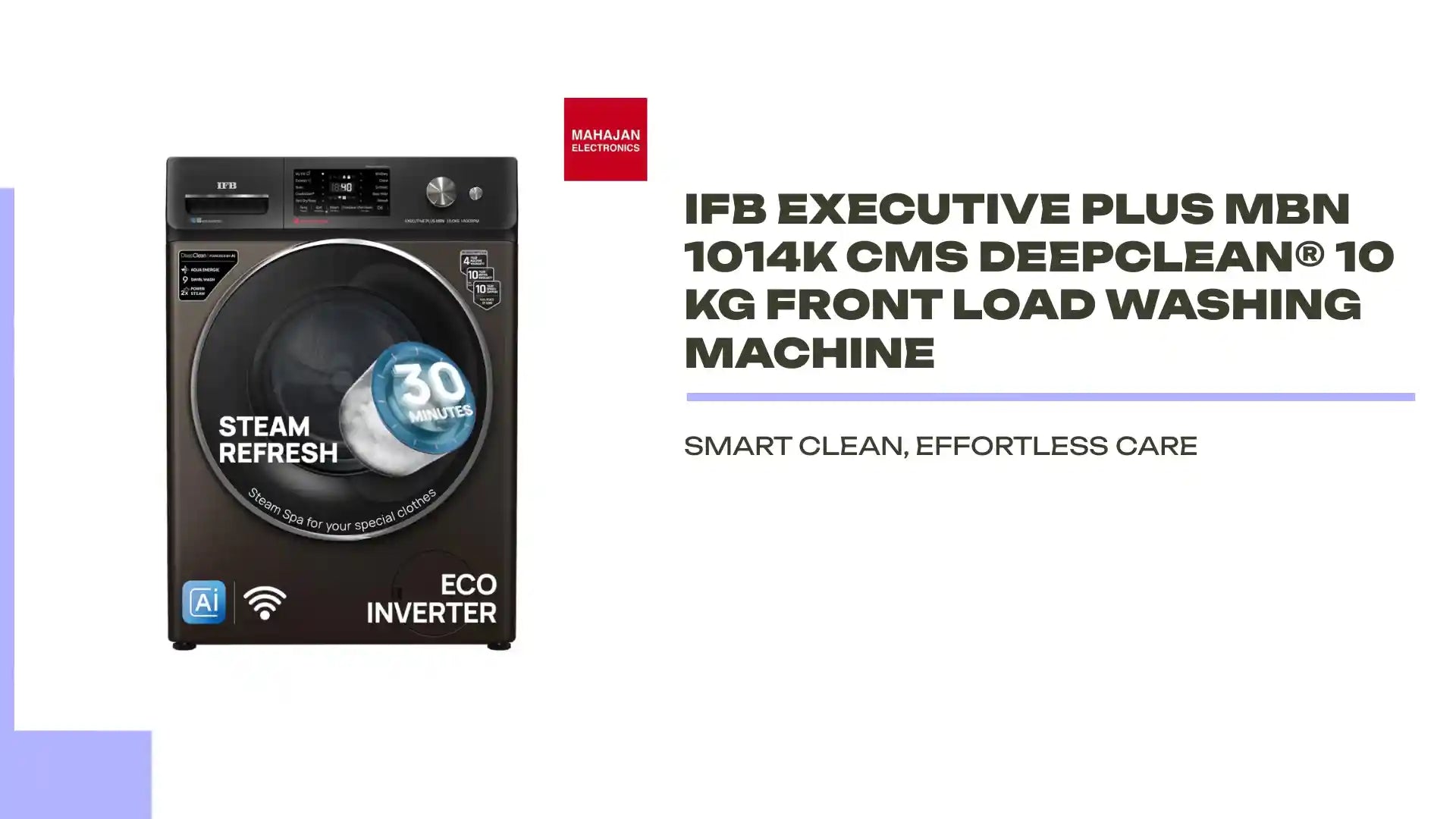 IFB Executive Plus MBN 1014K CMS DeepClean® 10 kg Front Load Washing Machine by@Outfy