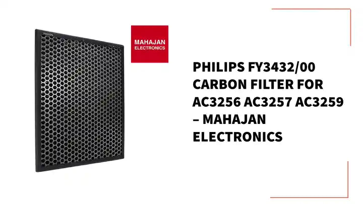 Philips FY3432/00 Carbon Filter for AC3256 AC3257 AC3259 – Mahajan Electronics by@Outfy