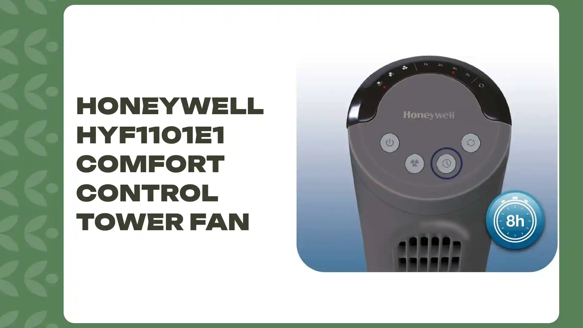 Honeywell HYF1101E1 Comfort Control Tower Fan by@Outfy