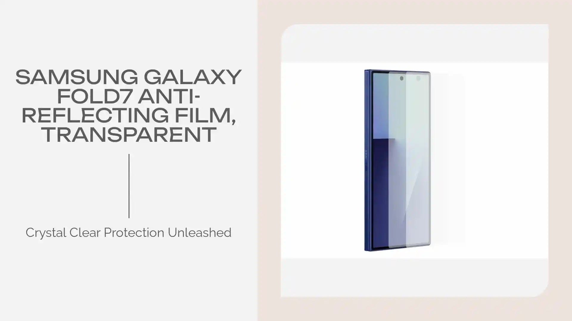 Samsung Galaxy Fold7 Anti-Reflecting Film, Transparent by@Outfy