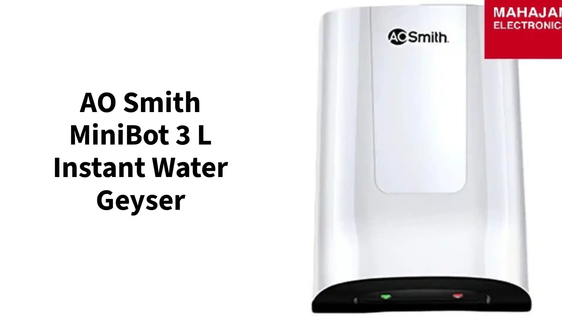 AO Smith MiniBot 3 L Instant Water Geyser by@Outfy