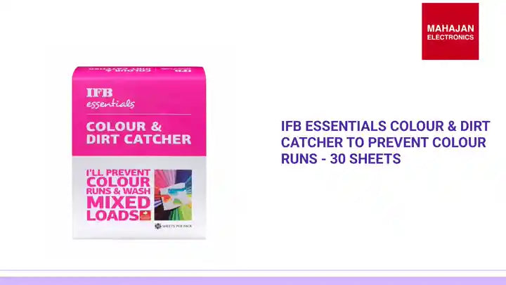 IFB Essentials Colour & Dirt Catcher to Prevent Colour Runs - 30 sheets by@Outfy
