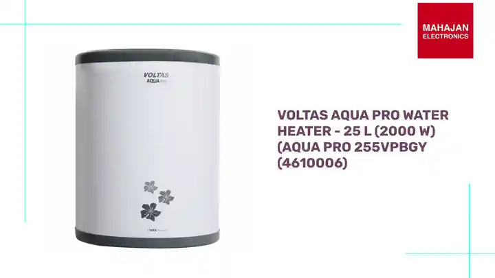 Voltas Aqua Pro Water Heater - 25 L (2000 W)(AQUA PRO 255VPBGY (4610006) by@Outfy