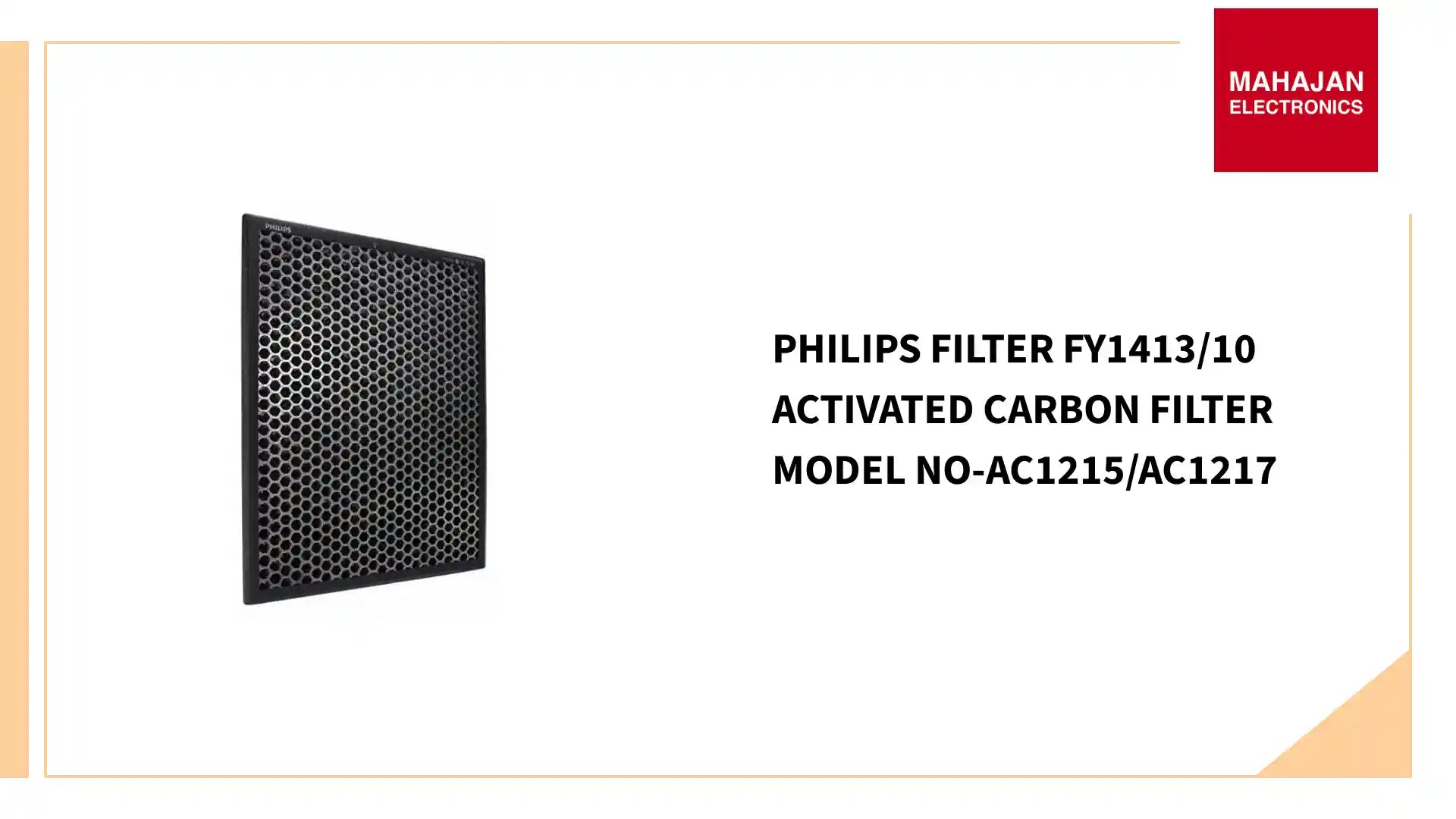 Philips FILTER FY1413/10 Activated Carbon Filter MODEL NO-AC1215/AC1217 by@Outfy