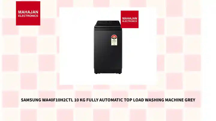 Samsung WA40F10H2CTL 10 Kg Fully Automatic Top Load Washing Machine Grey by@Outfy