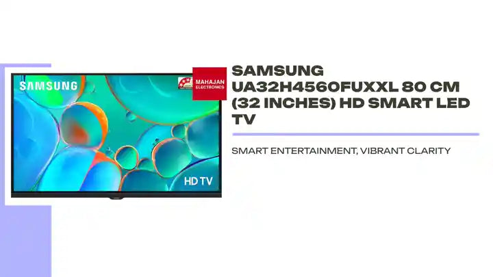 Samsung UA32H4560FUXXL 80 cm (32 inches) HD Smart LED TV by@Outfy