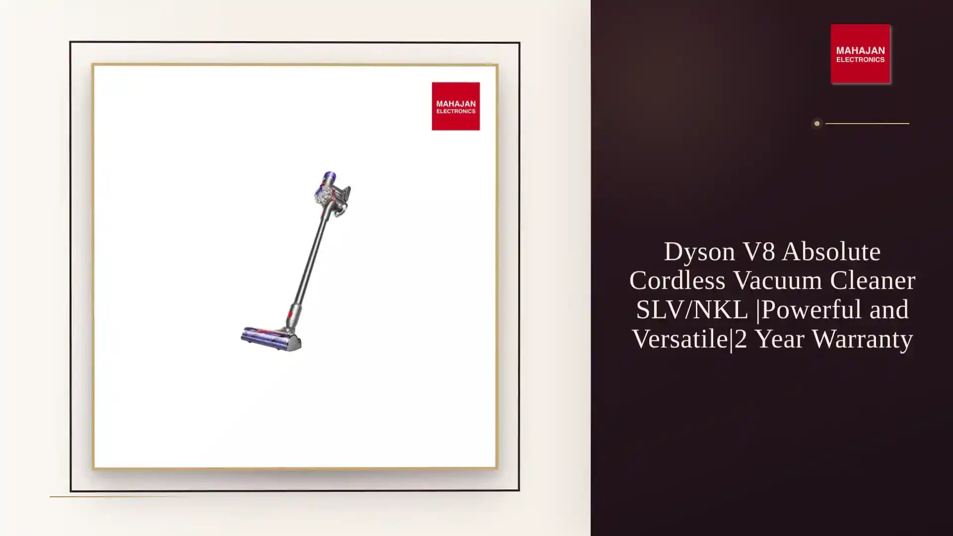 Dyson V8 Absolute Cordless Vacuum Cleaner SLV/NKL |Powerful and Versatile|2 Year Warranty by@Outfy