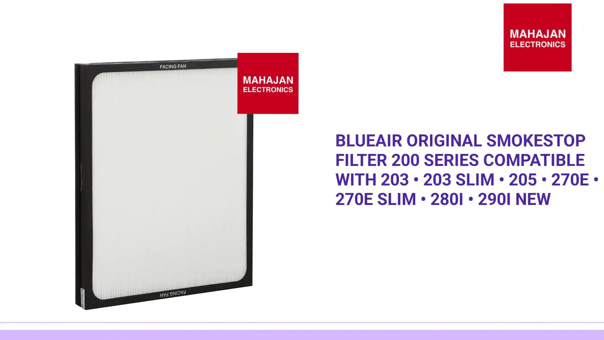 Blueair Original SmokeStop Filter 200 Series Compatible with 203 • 203 Slim • 205 • 270E • 270E Slim • 280i • 290i New by@Outfy