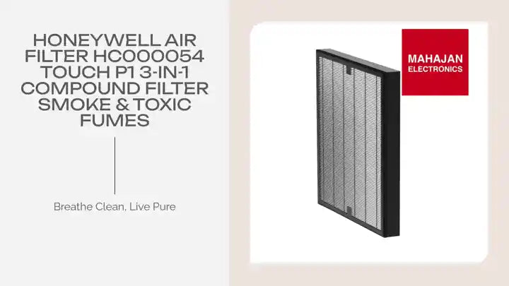 Honeywell Air Filter HC000054 Touch P1 3-in-1 Compound Filter Smoke & Toxic Fumes by@Outfy