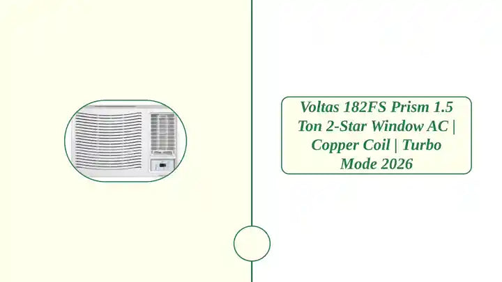 Voltas 182FS Prism 1.5 Ton 2-Star Window AC | Copper Coil | Turbo Mode 2026 by@Outfy