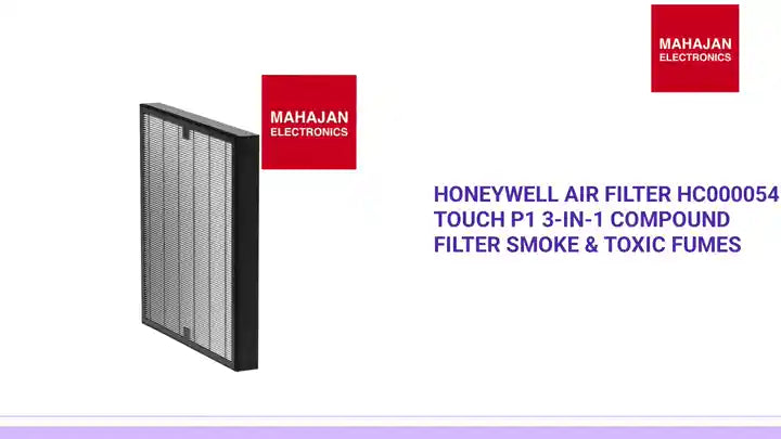 Honeywell Air Filter HC000054 Touch P1 3-in-1 Compound Filter Smoke & Toxic Fumes by@Outfy