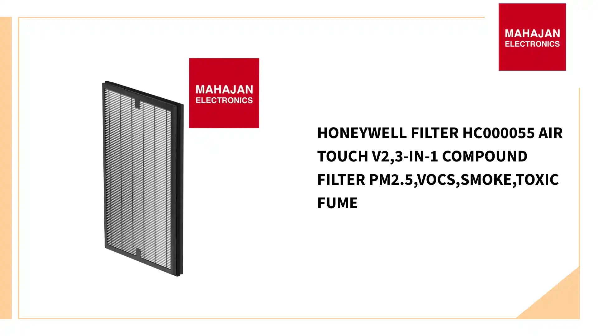 Honeywell Filter HC000055 Air Touch V2,3-in-1 Compound Filter PM2.5,VOCs,Smoke,Toxic Fume by@Outfy