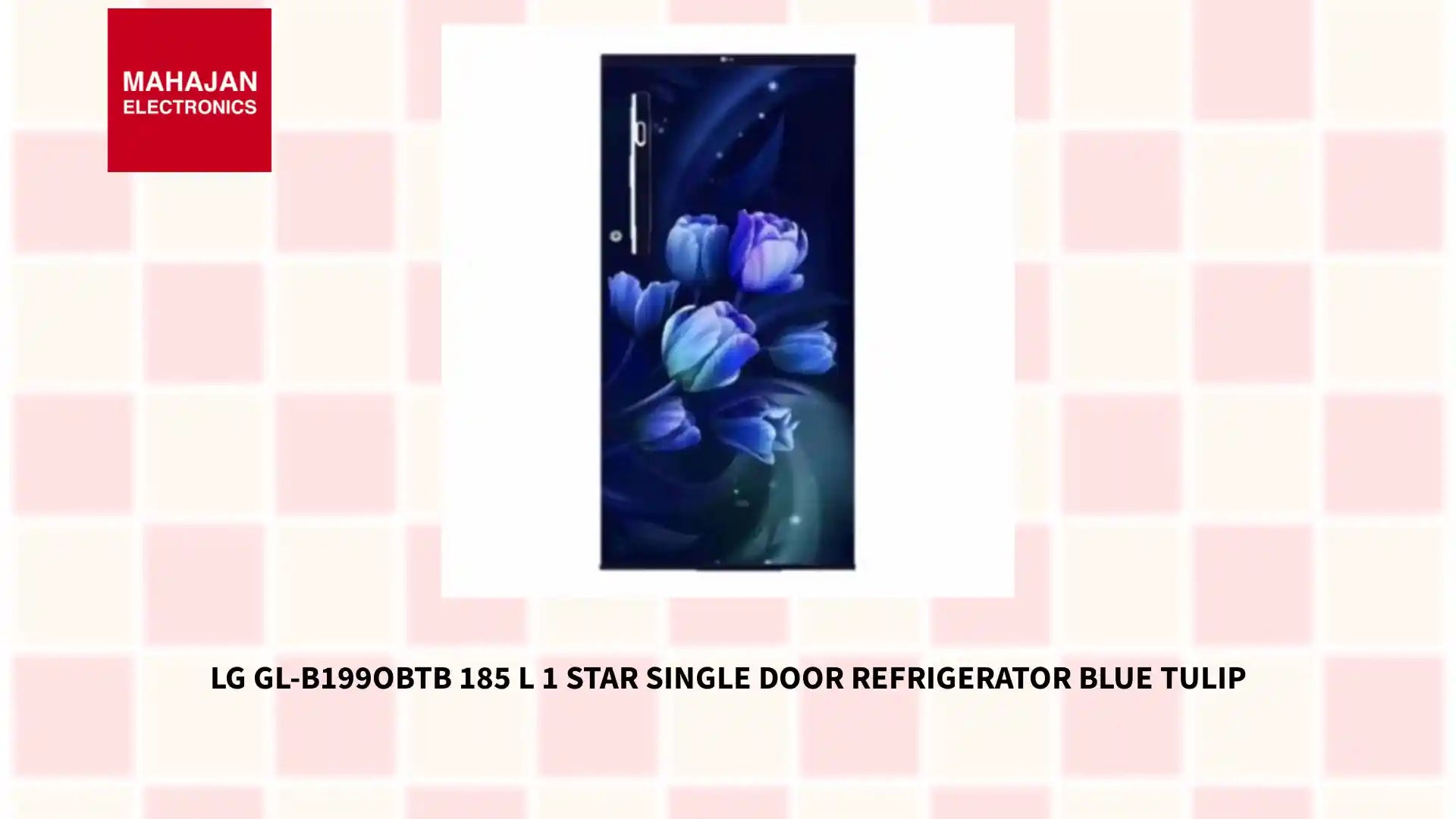 LG GL-B199OBTB 185 L 1 Star Single Door Refrigerator Blue Tulip by@Outfy