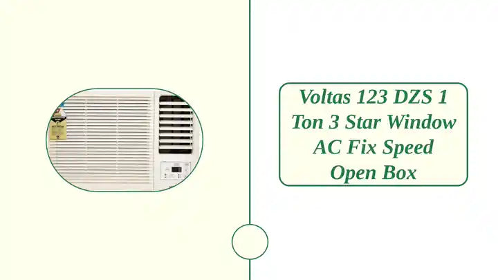 Voltas 123 DZS 1 Ton 3 Star Window AC Fix Speed Open Box by@Outfy
