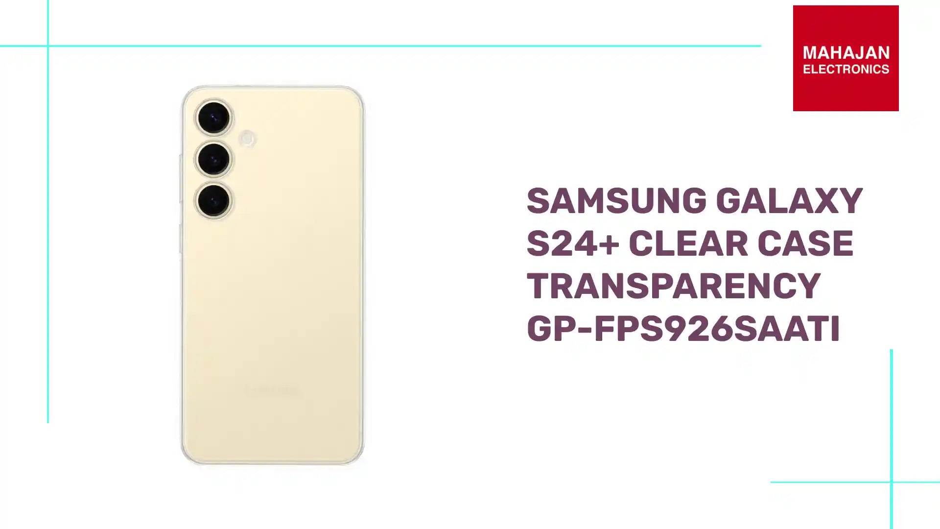 Samsung Galaxy S24+ Clear Case Transparency GP-FPS926SAATI by@Outfy