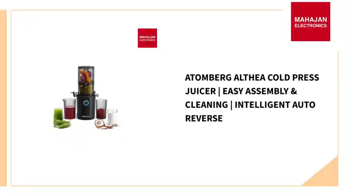 Atomberg Althea Cold Press Juicer | Easy Assembly & Cleaning | Intelligent Auto Reverse by@Outfy