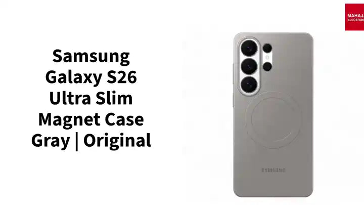 Samsung Galaxy S26 Ultra Slim Magnet Case Gray | Original by@Outfy