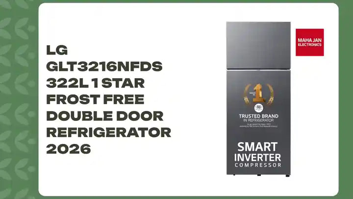 LG GLT3216NFDS 322L 1 Star Frost Free Double Door Refrigerator 2026 by@Outfy