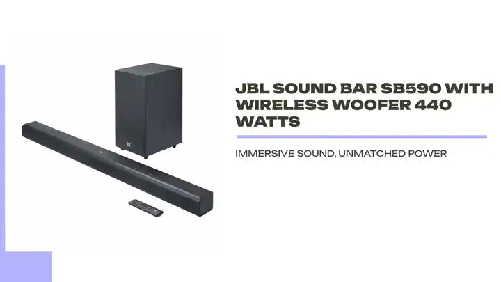 JBL Sound Bar SB590 With Wireless Woofer 440 Watts by@Outfy