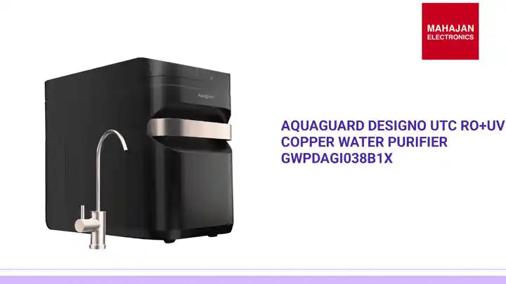 Aquaguard Designo UTC RO+UV Copper Water Purifier GWPDAGI038B1X by@Outfy