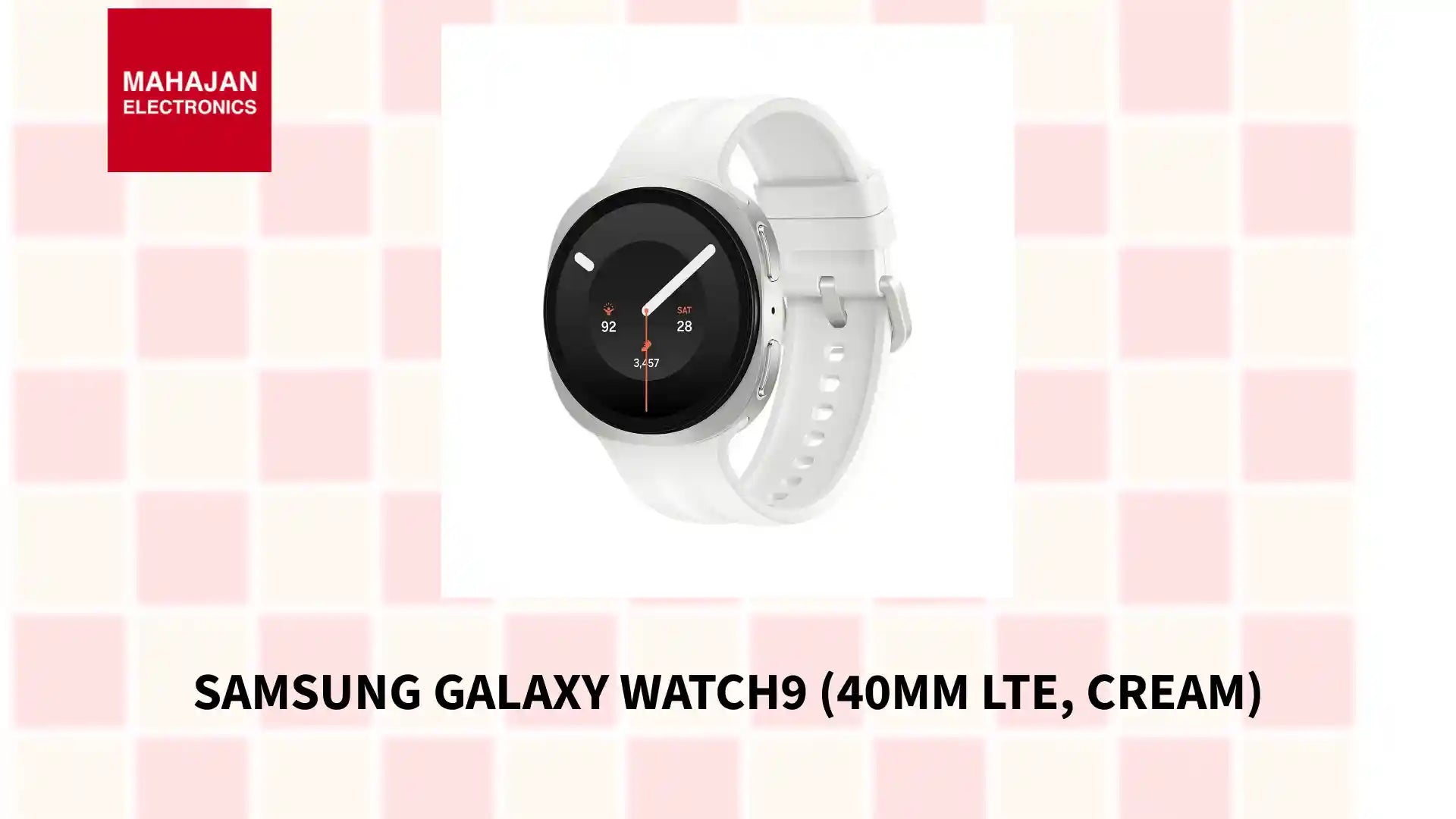 Samsung Galaxy Watch9 (40mm LTE, Cream) by@Outfy