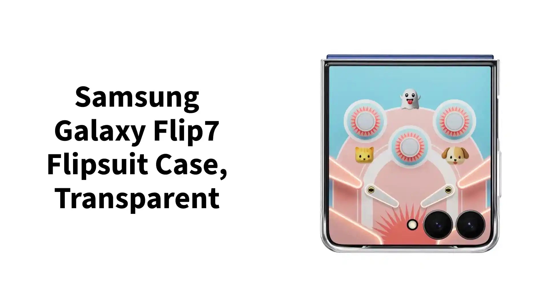 Samsung Galaxy Flip7 Flipsuit Case, Transparent by@Outfy