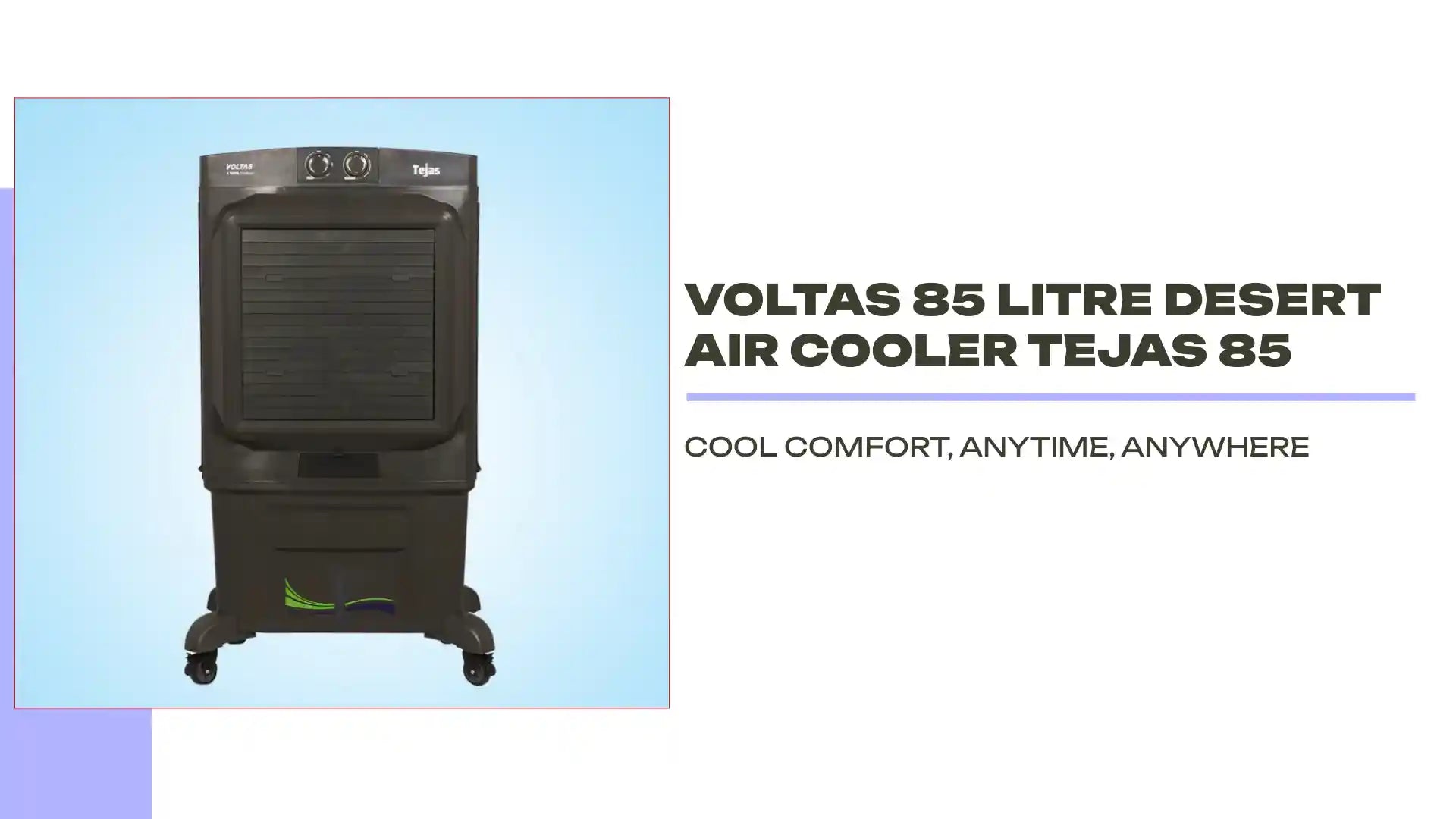 Voltas 85 LITRE Desert Air Cooler TEJAS 85 by@Outfy