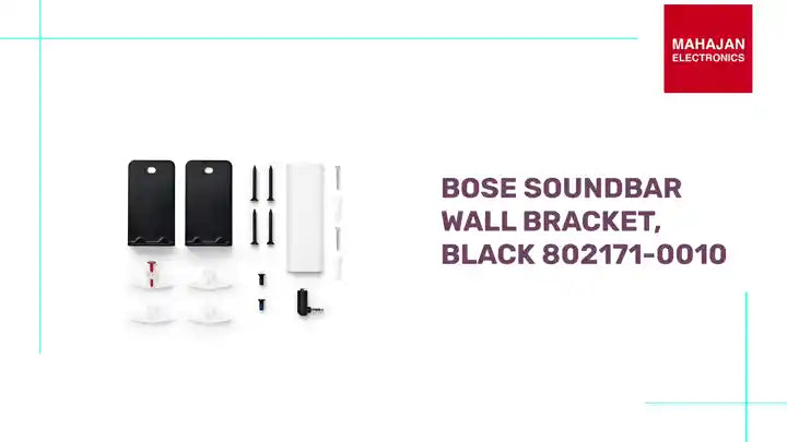 Bose Soundbar Wall Bracket, Black 802171-0010 by@Outfy