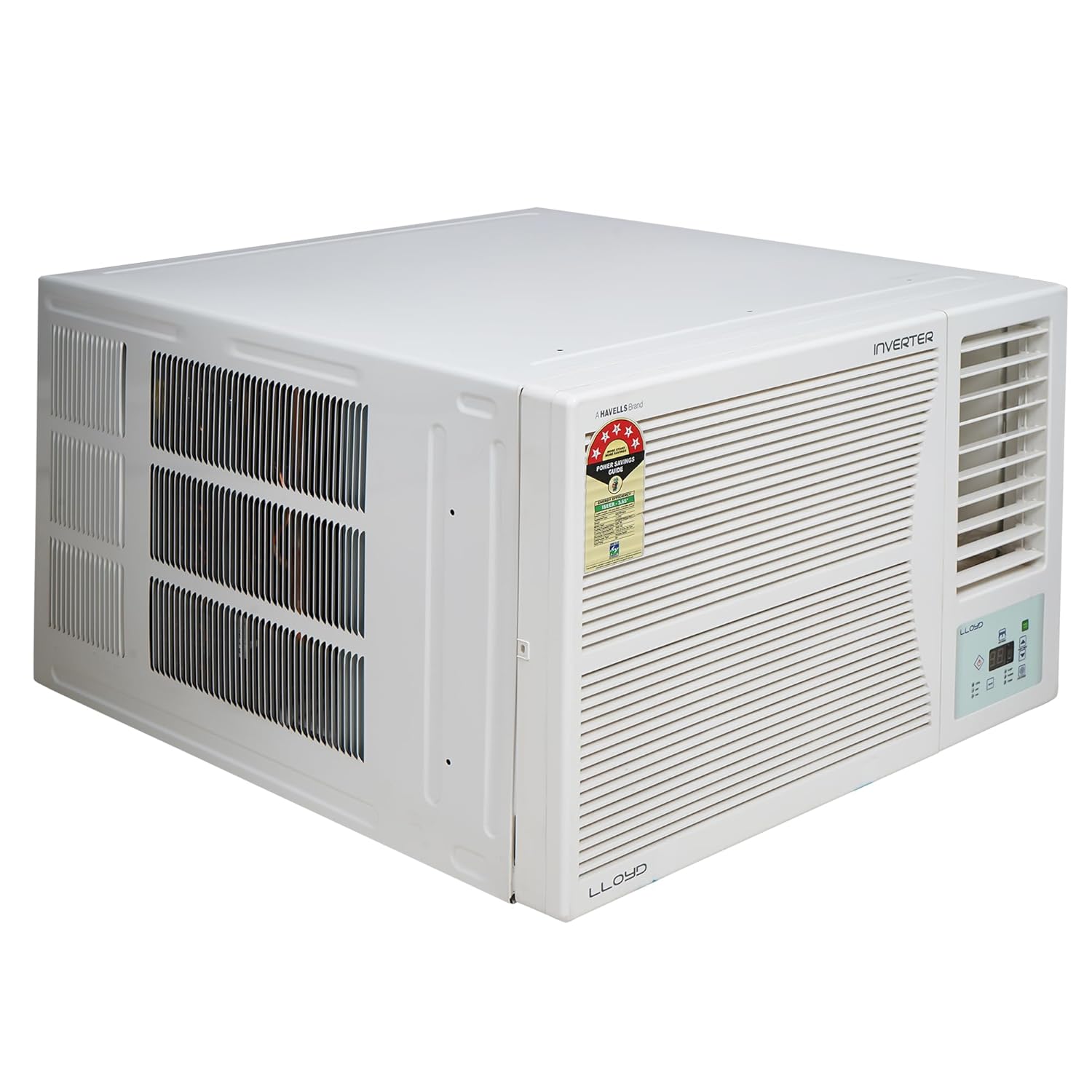 Lloyd GLW18I5FWPGA 1.5 Ton 5 Star Inverter Window AC (Copper, Clean Air Filter, 2025 Model White) mahajan electronics online