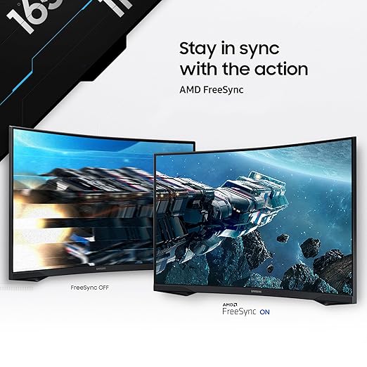 Samsung 27" (68.5cm)LS27CG550EWXXL|Black Odyssey G5 2K Curved Gaming Monitor|QHD 2560 X 1440|1000R – Mahajan Electronics Online.