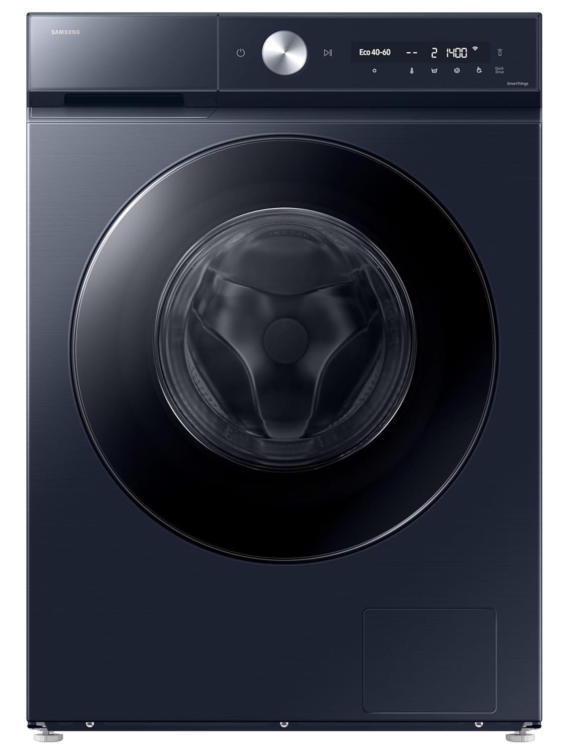 Samsung WW12DB8B54GSTL 12 kg, 5 Star, AI Control, Super Speed, Wi-Fi, Hygiene Steam with Inbuilt Heater, Digital Inverter, Fully-Automatic Front Load Washing Machine ( Navy)-Online Mahajan Electronics