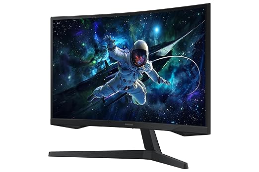 Samsung 27" (68.5cm)LS27CG550EWXXL|Black Odyssey G5 2K Curved Gaming Monitor|QHD 2560 X 1440|1000R – Mahajan Electronics Online.