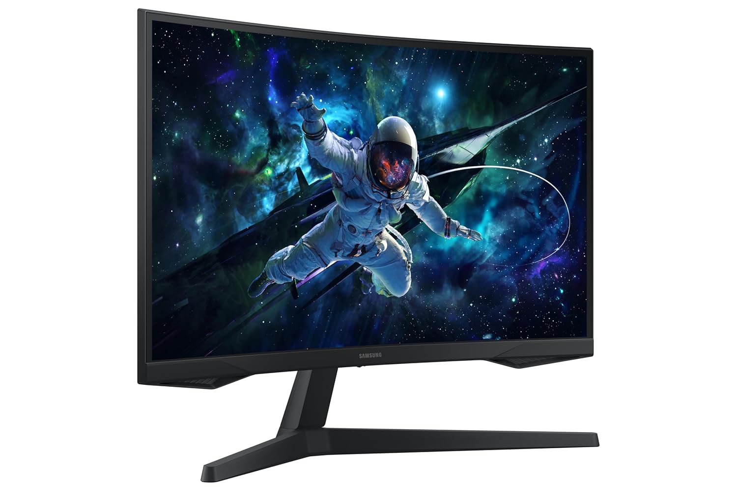 Samsung 27" (68.5cm)LS27CG550EWXXL|Black Odyssey G5 2K Curved Gaming Monitor|QHD 2560 X 1440|1000R – Mahajan Electronics Online.