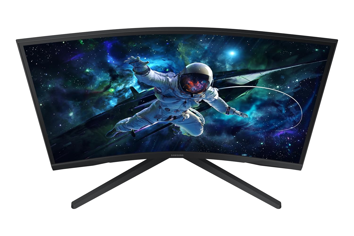 Samsung 27" (68.5cm)LS27CG550EWXXL|Black Odyssey G5 2K Curved Gaming Monitor|QHD 2560 X 1440|1000R – Mahajan Electronics Online.