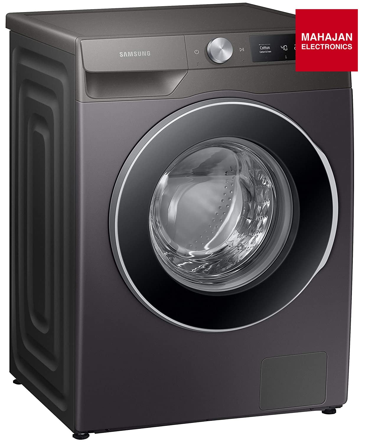 Samsung WW90T604DLN1/TL 9 Kg 5 Star AI Control Front Load Washing Machine | Wi-Fi Enabled | Eco Bubble | Hygiene Steam | Digital Inverter Motor | Inox | Open Box Samsung