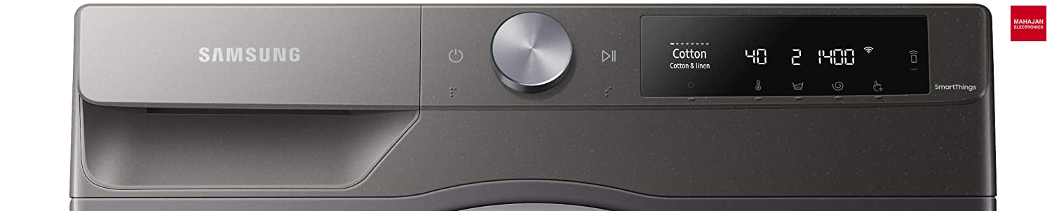 Samsung WW90T604DLN1/TL 9 Kg 5 Star AI Control Front Load Washing Machine | Wi-Fi Enabled | Eco Bubble | Hygiene Steam | Digital Inverter Motor | Inox | Open Box Samsung