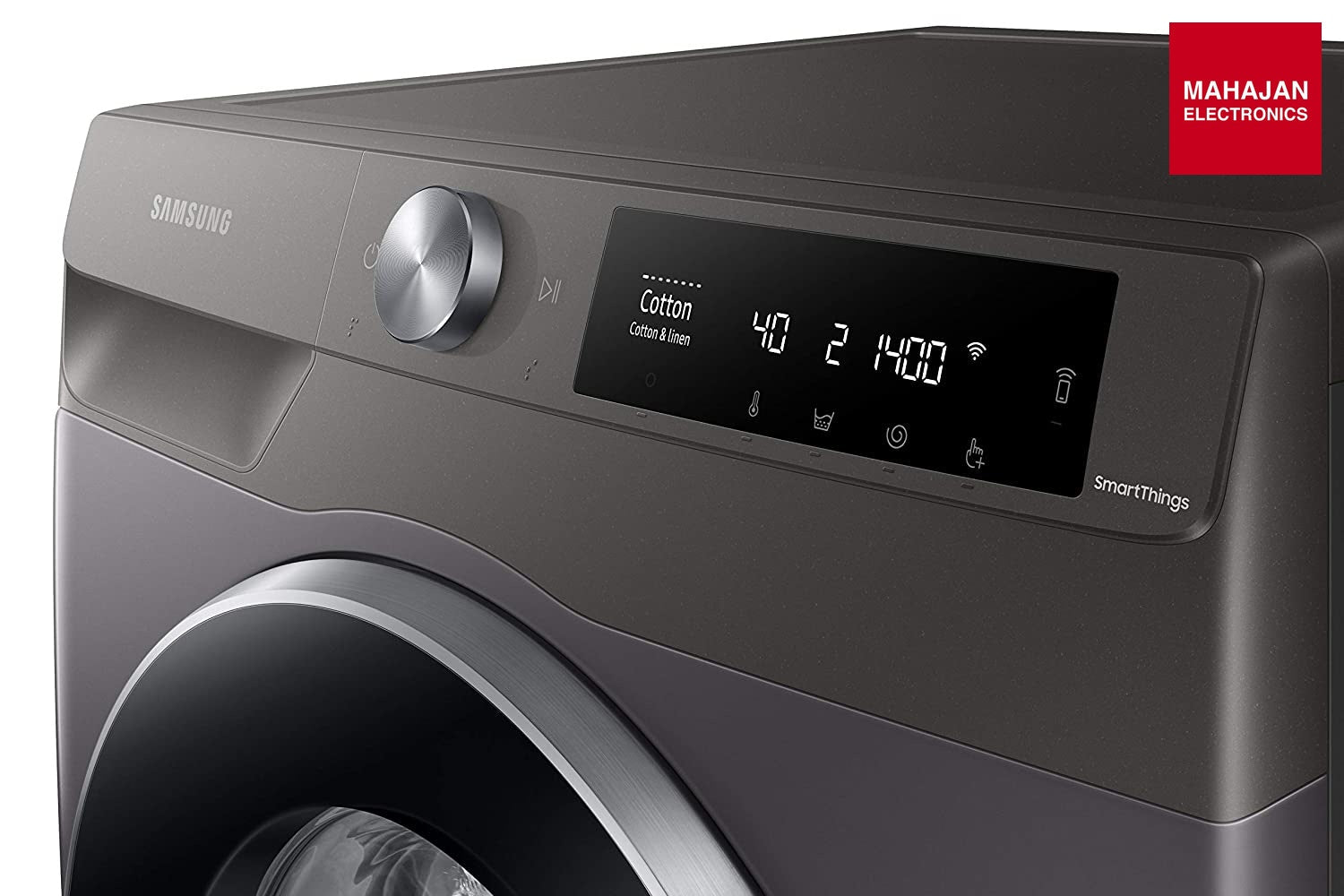 Samsung WW90T604DLN1/TL 9 Kg 5 Star AI Control Front Load Washing Machine | Wi-Fi Enabled | Eco Bubble | Hygiene Steam | Digital Inverter Motor | Inox | Open Box Samsung