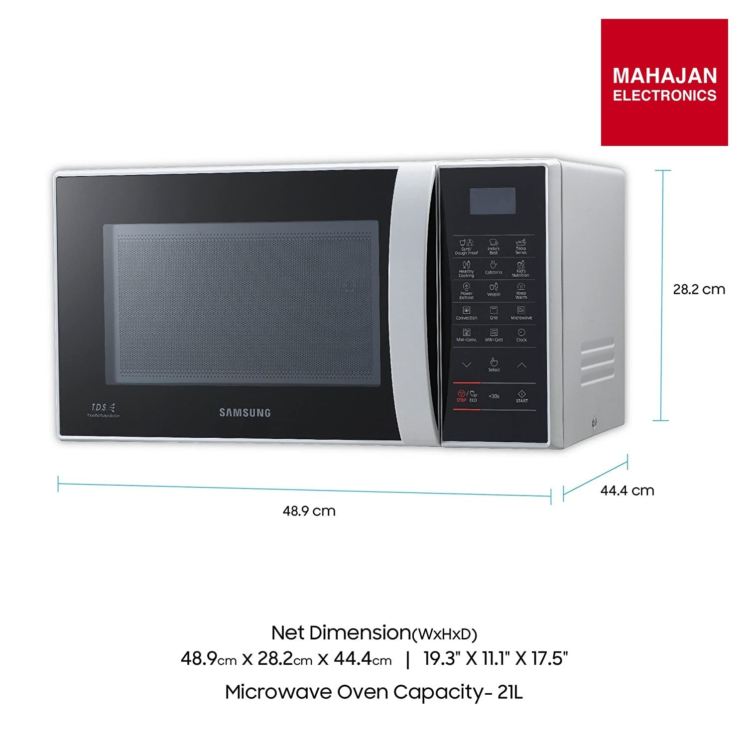 Samsung CE76JD-B/XTL secondary product image 7 with Mahajan Electronics logo