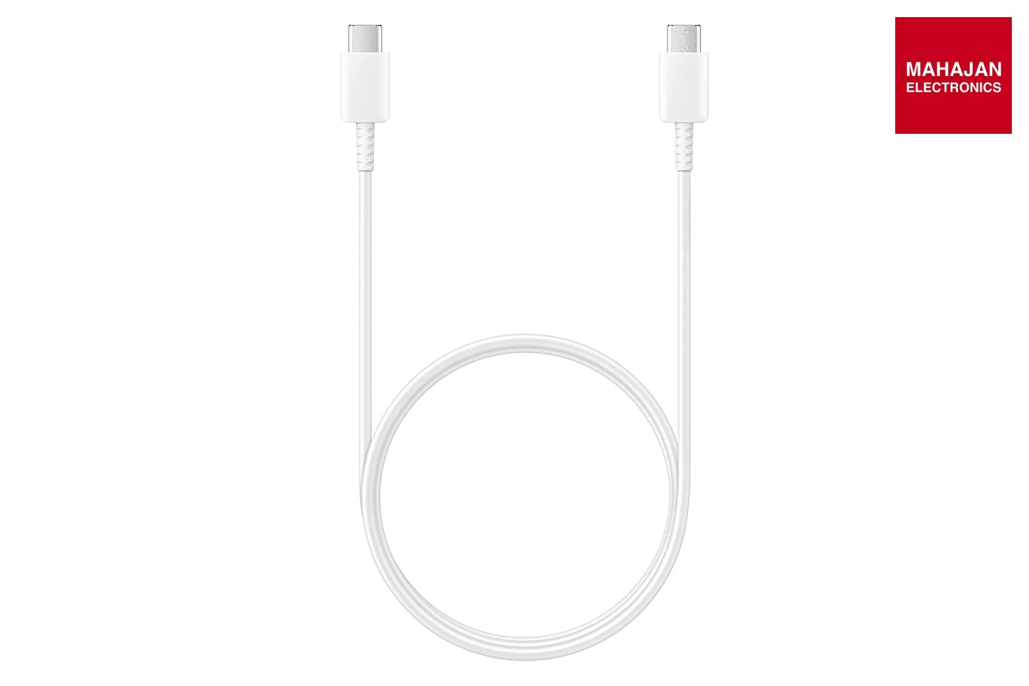 Samsung Original Type-C to Type-C Cable – 1 Meter, White | Fast Charging | High-Speed Data Transfer | Mahajan – Mahajan Electronics Online.