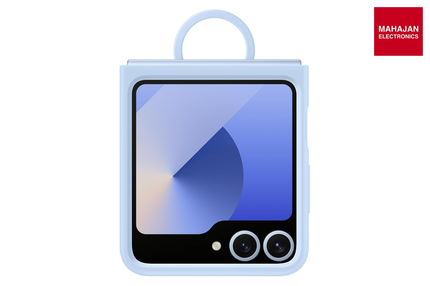 Samsung Galaxy Z Flip6 Silicone Case blue – Mahajan Electronics