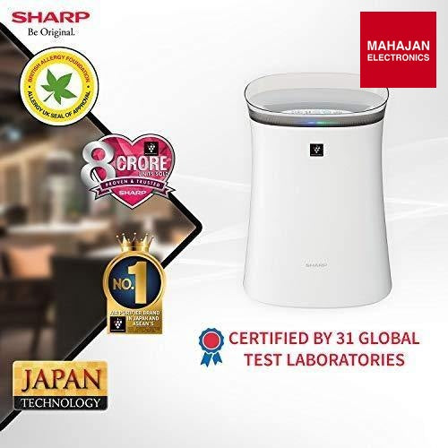Sharp FP-F40E-W Air Purifier with Plasmacluster Technology & True HEPA Filter | Dual Purification for Homes & Offices | Mahajan Electronics Delhi NCR Sharp