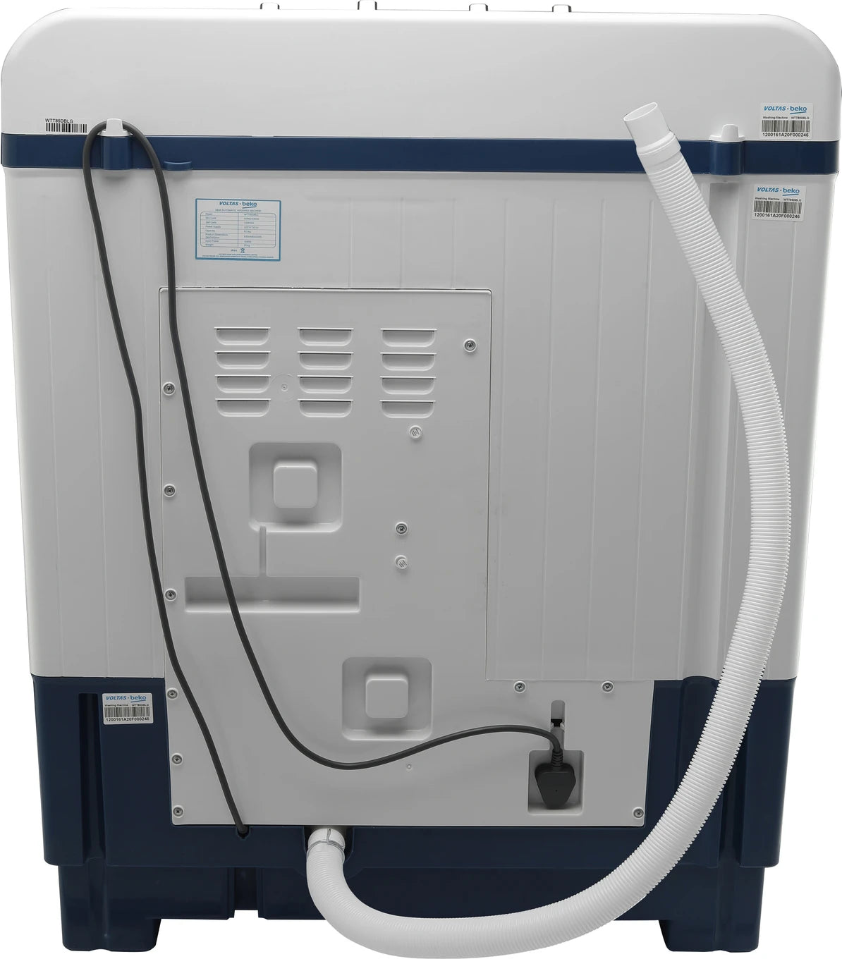 Voltas Beko WTT85DBLG 8.5 Kg 5 Star Semi Automatic Top Load Washing Machine – Blue Voltas Beko online mahajan electronics