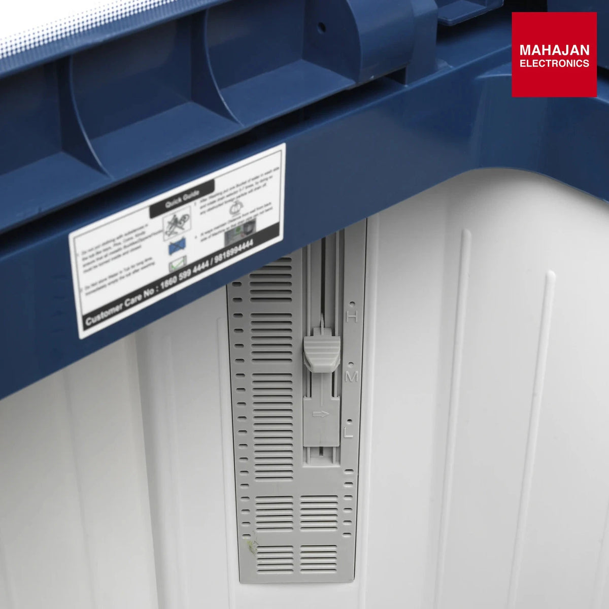 Voltas Beko WTT85DBLG 8.5 Kg 5 Star Semi Automatic Top Load Washing Machine – Blue – Mahajan Electronics Online.